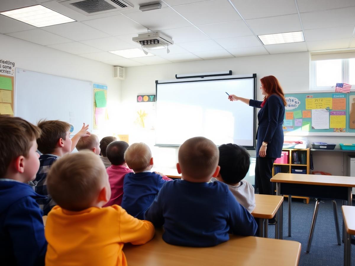 42 classrooms moved from flat panels to ultra-short-throw